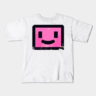 Street Art retro vintage pink Smile Kids T-Shirt